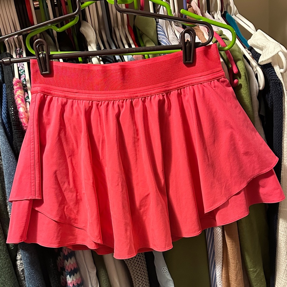 Elegant Red Women's Skirt